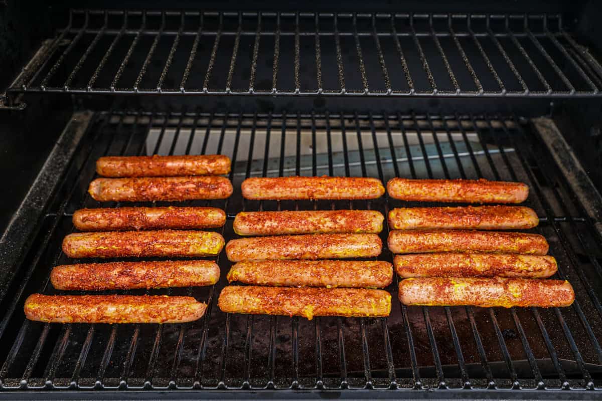 Placing Coated Hot Dogs Directly on Grill Grates