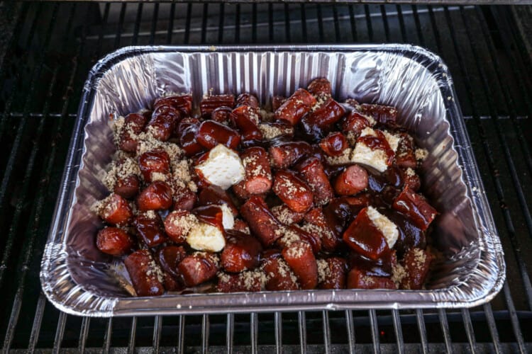 Hot Dog Burnt Ends Gimme Some Grilling