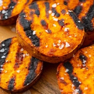Grilled Sweet Potato Slices Square