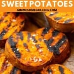 Grilled Sweet Potatoes Pinterest Image