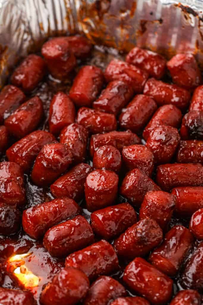 Hot Dog Burnt Ends Gimme Some Grilling