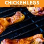Smoked Chicken Legs Pin Image