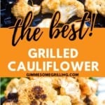 Grilled Cauliflower Pin Image