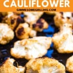 Grilled Cauliflower Pinterest Image