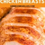 Smoked Chicken Breasts Pin Image