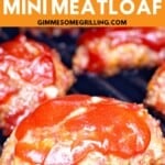 Smoked Mini Meatloaf Pinterest Image