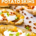 Smoked Potato Skins Pin Image