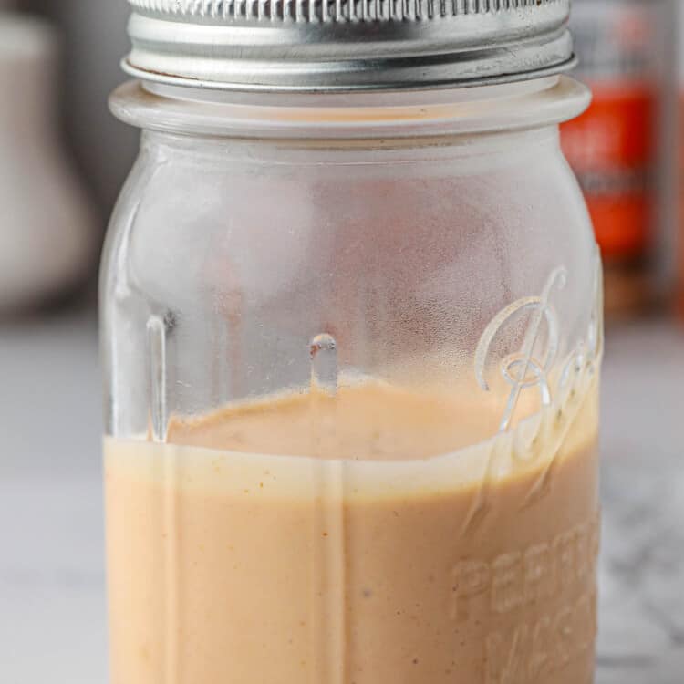 Burger Sauce in sealed jar