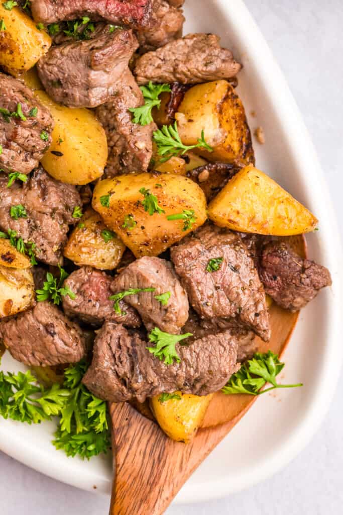 Blackstone Steak and Potatoes Gimme Some Grilling