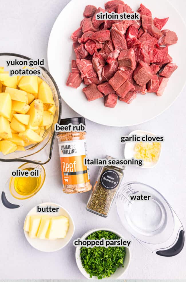 Blackstone Steak and Potatoes Gimme Some Grilling