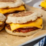 Closeup of Blackstone Breakfast Sandwiches Square