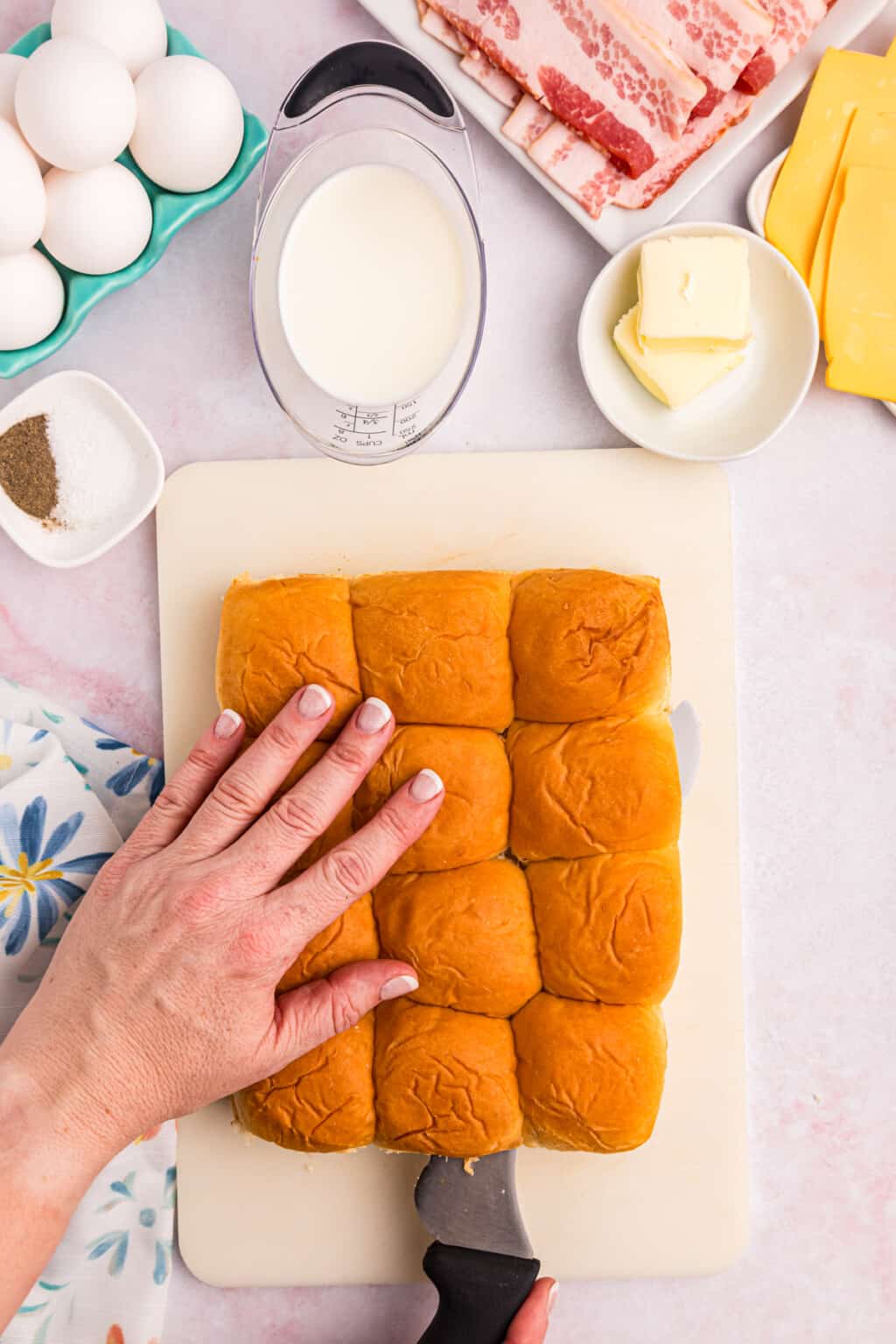 Blackstone Breakfast Sliders Gimme Some Grilling