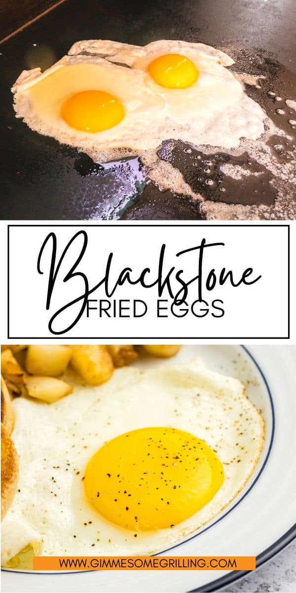 Blackstone Fried Eggs Gimme Some Grilling