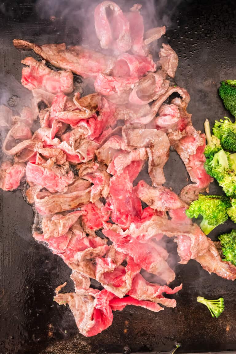Easy And Delicious Blackstone Beef Stir Fry Recipe - Gimme Some Grilling