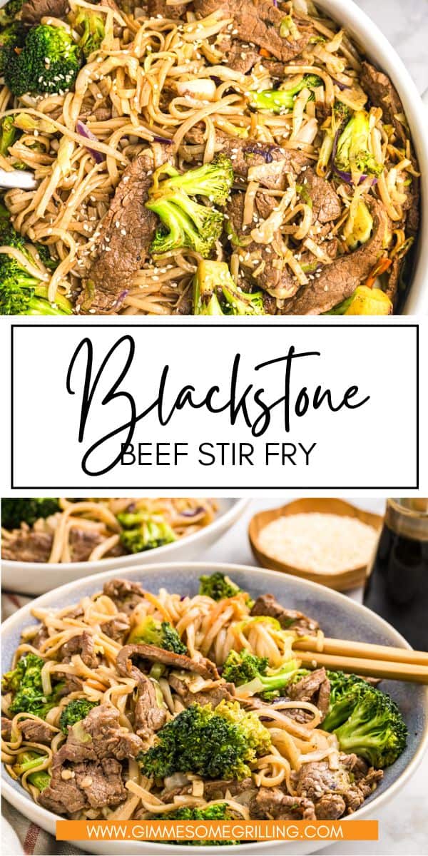 Easy And Delicious Blackstone Beef Stir Fry Recipe - Gimme Some Grilling
