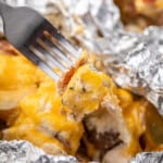 Square Image of Crack Chicken Foil Packet