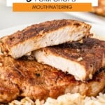 Grilled Honey Garlic Pork Chops GSG Pin