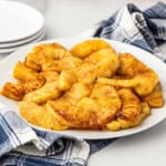 Closeup square image of Grilled Pineapple