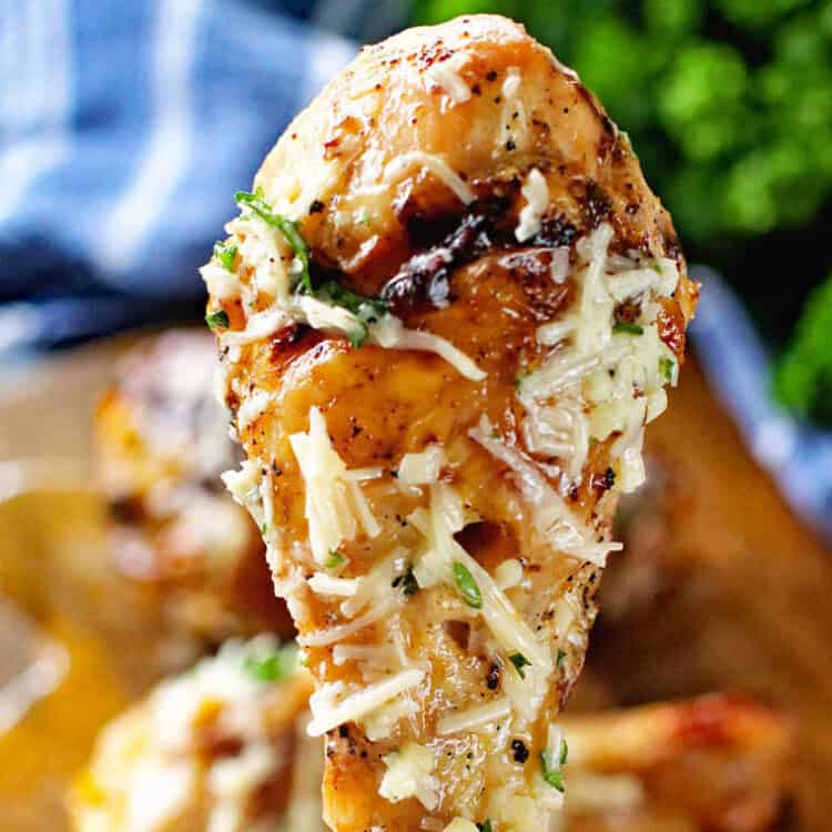 Garlic Parmesan Chicken Legs