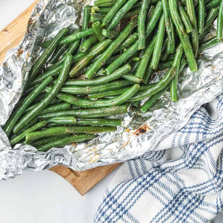 Grilled Green Beans Square Image