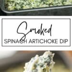 Smoked Spinach Artichoke Dip GSG Pinterest Image