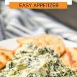Smoked Spinach Artichoke Dip GSG Pin Image