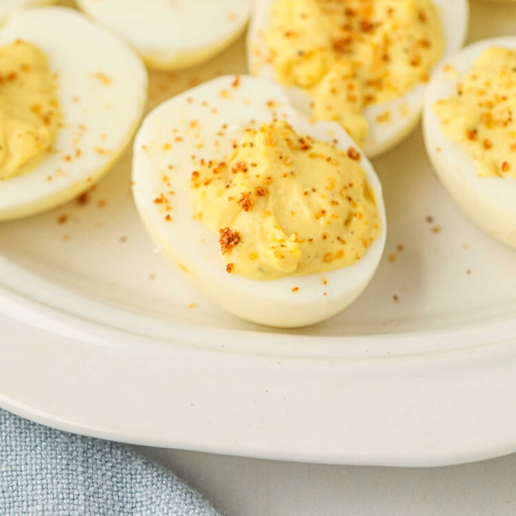 Smoked Deviled Eggs Square Image