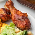 Grilled BBQ Chicken Legs Square Image