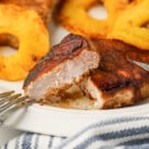 Grilled Pineapple Pork Chops Square Image