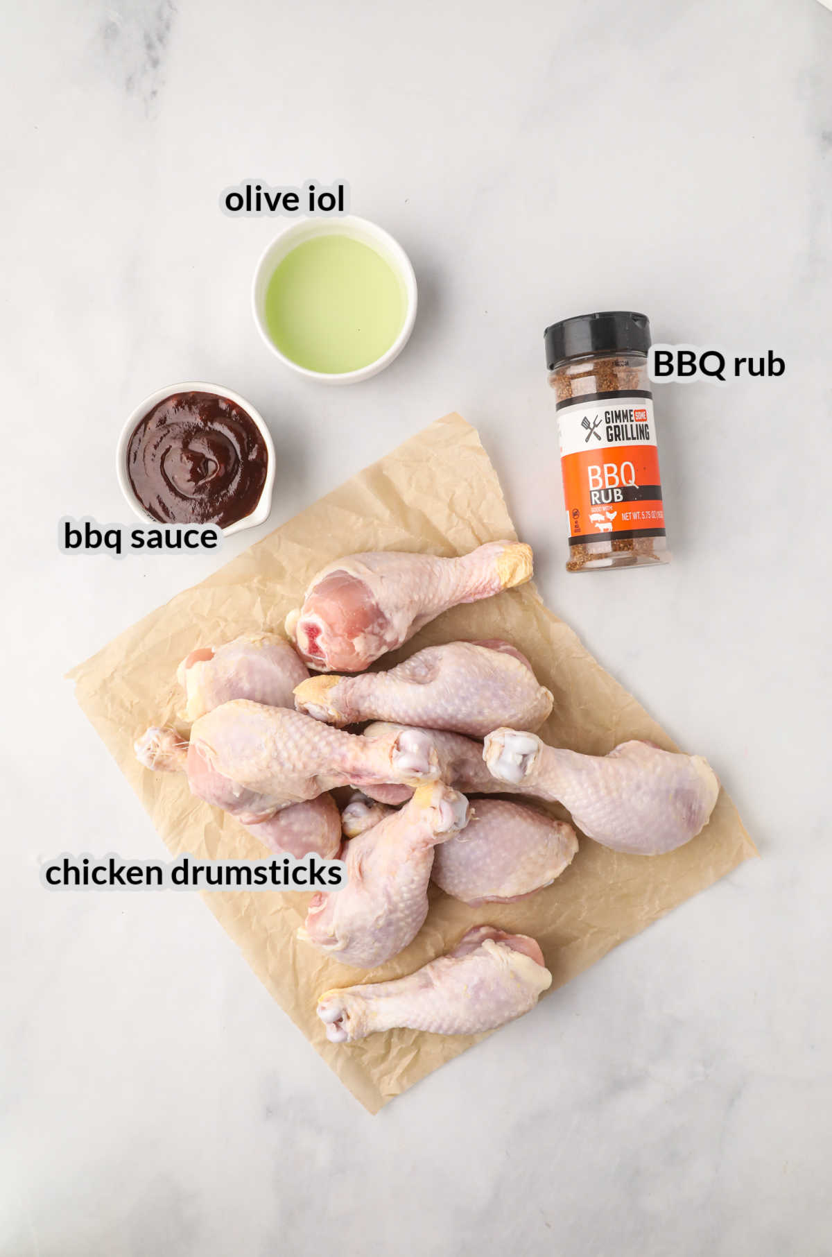 Smoked Chicken Legs Supply Image