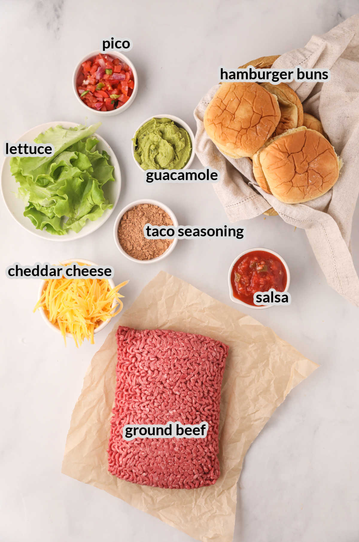 Taco Burgers Supply Image