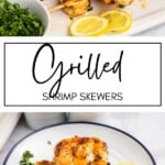 Grilled Shrimp Skewers GSG Pinterest Image