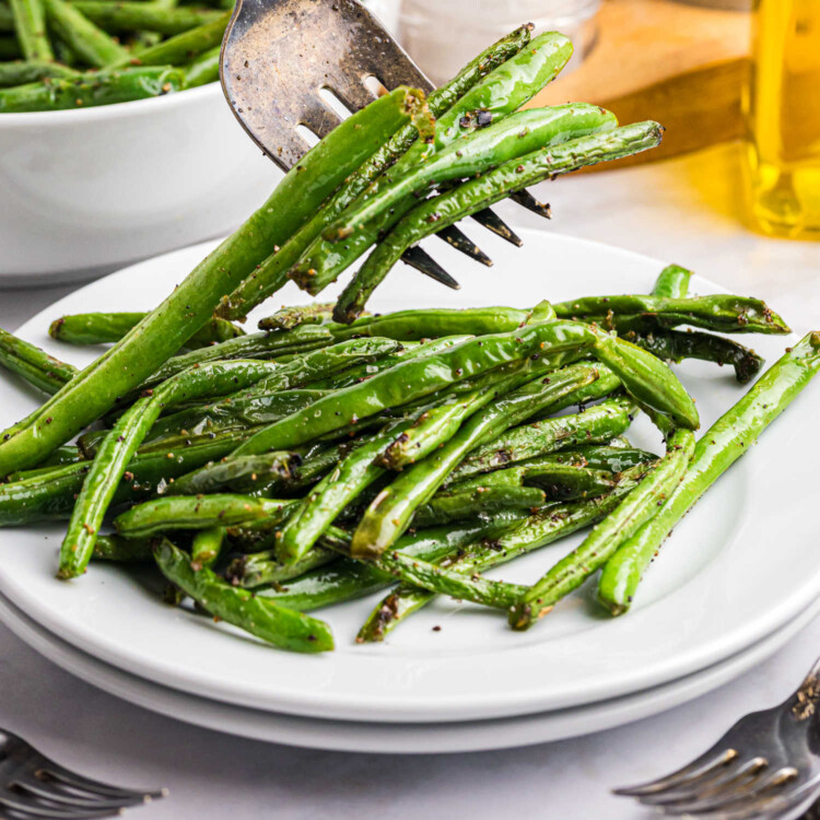 Grilled Green Beans Square Image