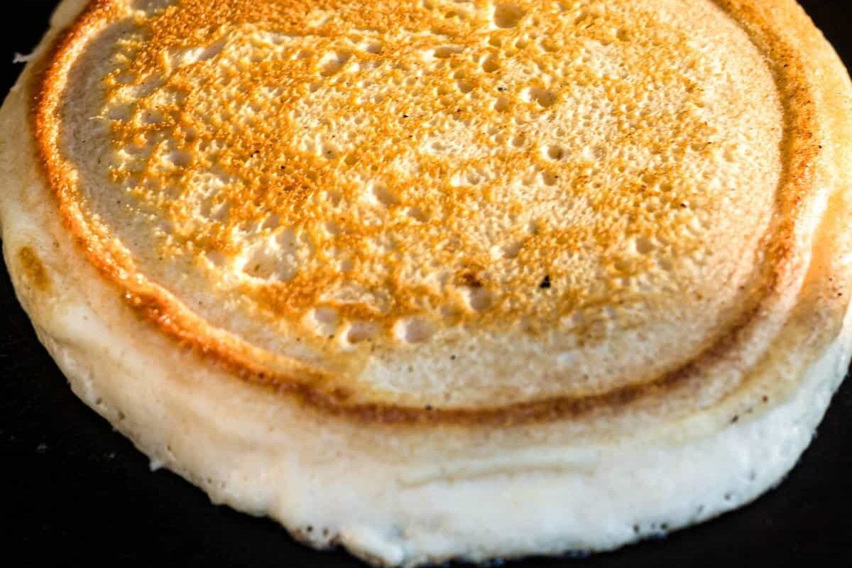 A Perfectly Browned Pancake on the Blackstone