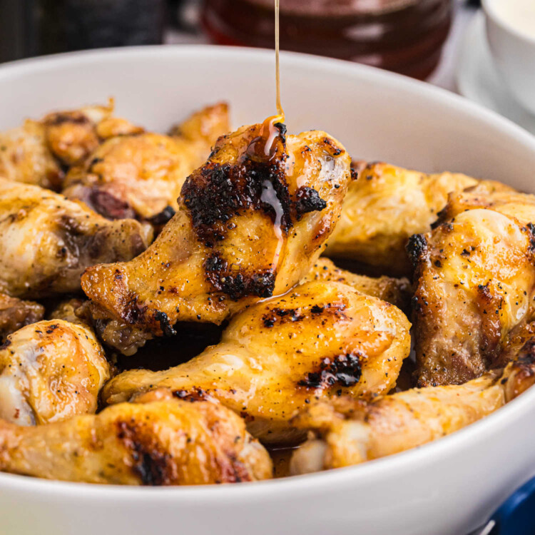 Grilled Hot Honey Wings Square Image