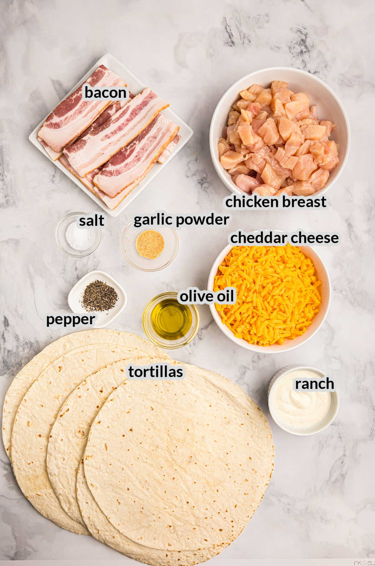 Blackstone Chicken Bacon Ranch Quesadilla Supply Image