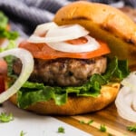 Grilled Pork Burger Square Image