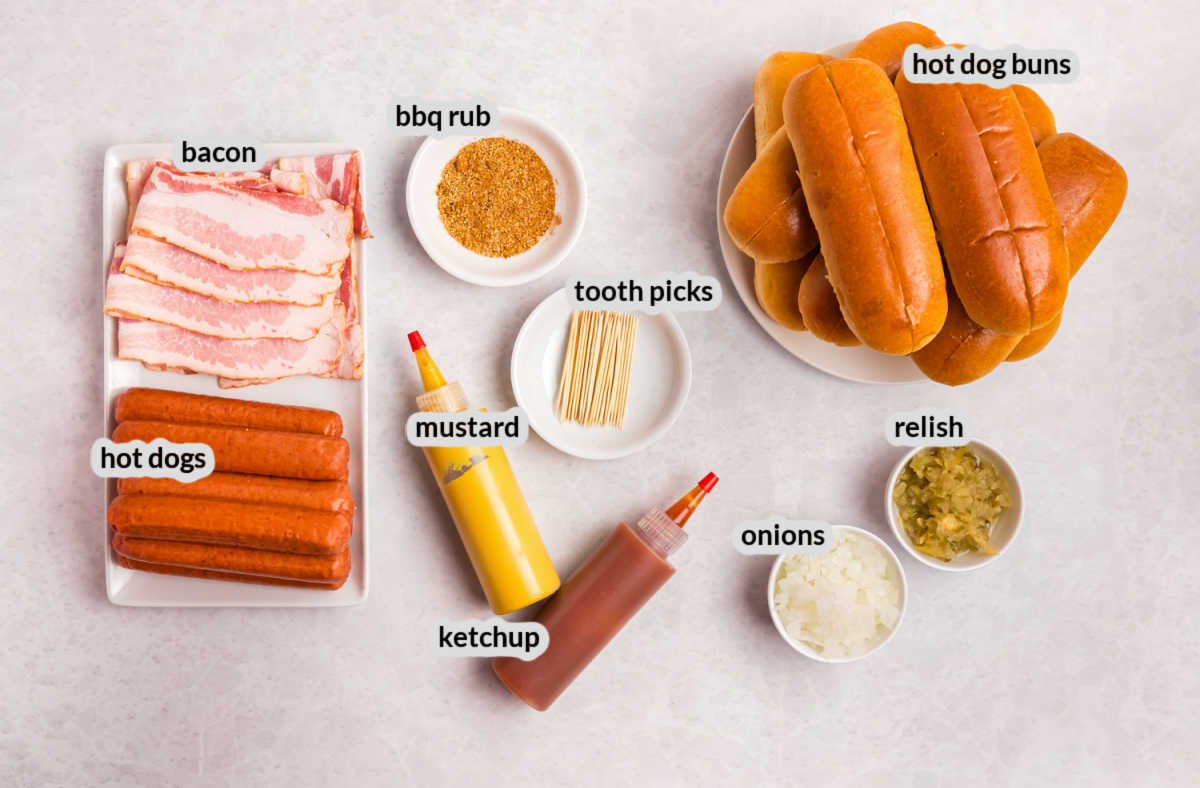 Bacon Wrapped Hot Dogs Supply Image