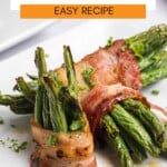 Grilled Bacon Wrapped Green Beans GSG Pin Image