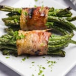 Grilled Bacon Wrapped Green Beans Square Image