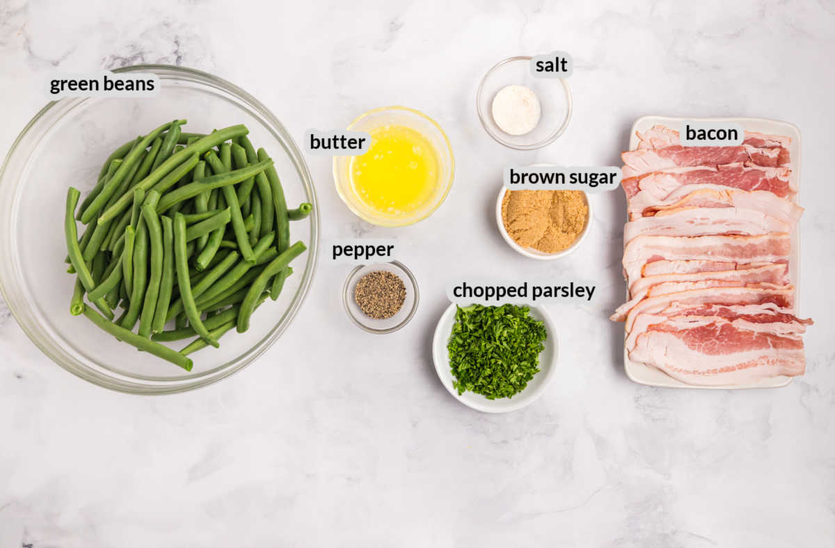 Grillled Bacon Wrapped Green Beans Supply Image