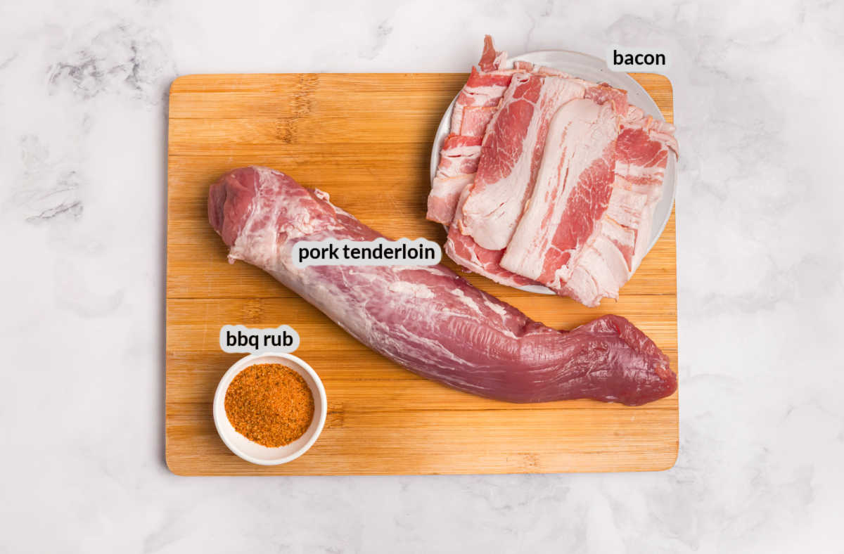 Smoked Bacon Wrapped Pork Tenderloin Supply Image